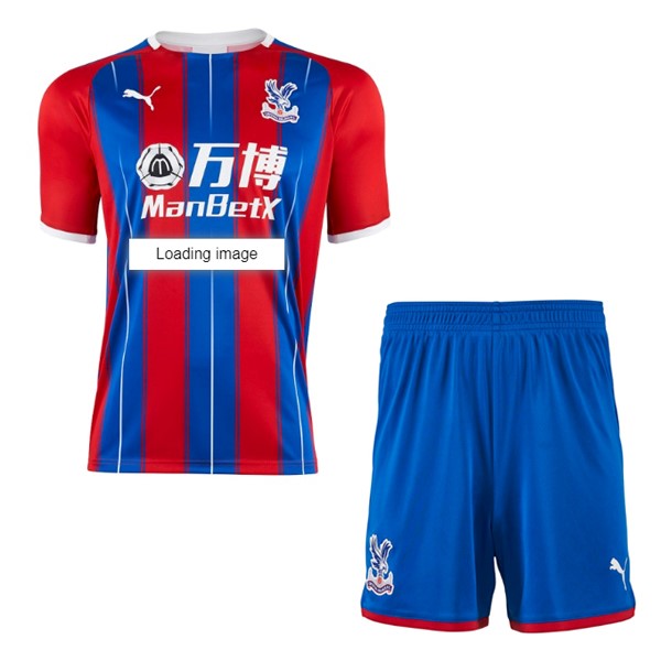 Camiseta Crystal Palace MA 1ª Kit Niño 2019 2020 Rojo Azul